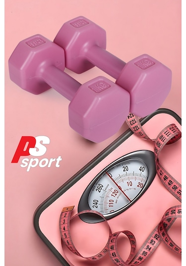 Psspor 2 Adet 1kg Pembe Renk Dambıl Seti 2 Adet 1kg Gönderim Yapılmaktadır