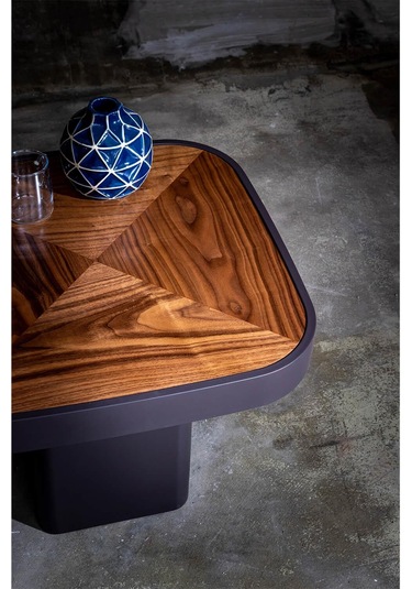 Platinum Yan Sehpa Servis Sehpası Mdf Kahverengi Kahverengi