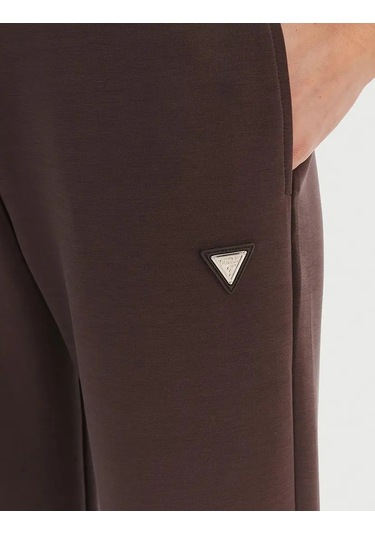 Guess Logo Band Scuba Kadın Jogger Pantolon V4yb08kcay2 Kahverengi