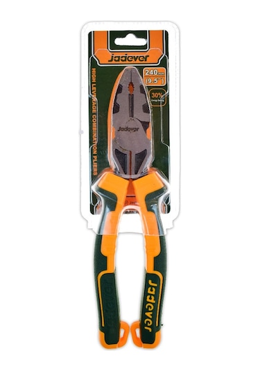 Jadever Kombine Pense, 240mm 9,5 İnç , Siyah-turuncu