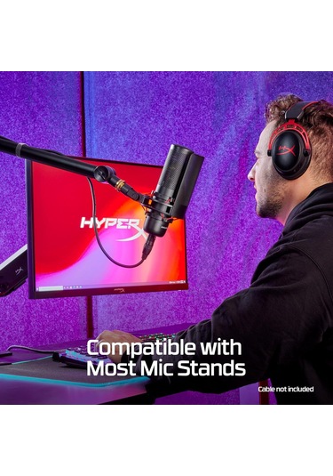 Hyperx Procast Large Diaphragm Condenser Mic Siyah