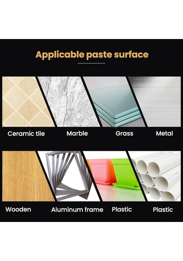 Lemestar Yeniden Kullanılabilir Çift Taraflı Yapışkan Bant - İz Bırakmayan, Kesilebilir, Yıkanabilir