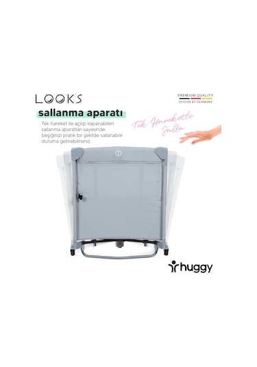 Huggy Looks 5 In 1 Anne Yani Park Yatak Oyun Parkı+Yatak