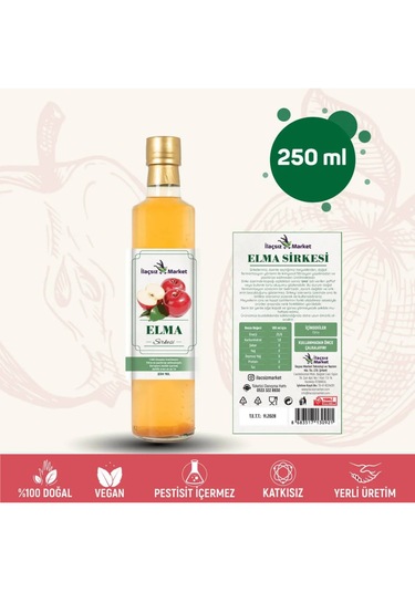 Elma Sirkesi / 250 Ml Çok Keskin