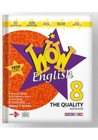 Gama 8. Sınıf LGS Wow English The Quality Fatih Atik 2022