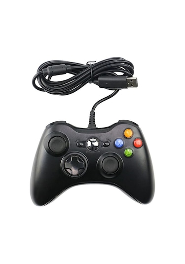Xbox 360 Uyumlu Titreşimli Kablolu Analog Oyun Kolu