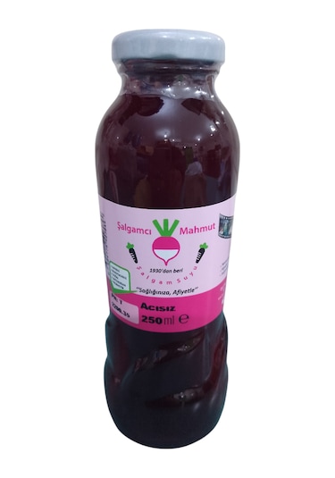 Şalgamcı Mahmut Cam Şişede Taneli Şalgam 24 x 250 ML