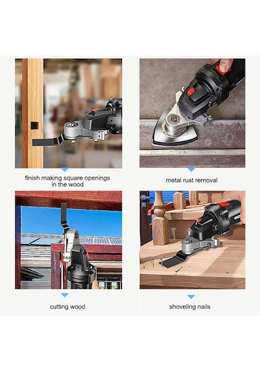 Springsun 100 Tip Açılı Taşlama İçin Ev & Marangozluk Seti: Ahşap Kesme, Cilalama, Delik Açma Vb