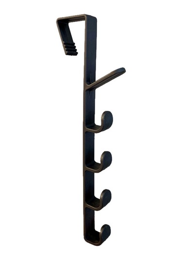 Honmex Beş Kanca Çok Amaçlı Izsiz Kapı Askısı - Pekinli Ve Mont Organizasyonu İçin Dayanıklı Pp Malzeme Diğer