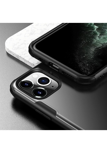 Apple Uyumlu iPhone Bikapak Elıt Mıst 11 Pro Opak Yeşil Kapak