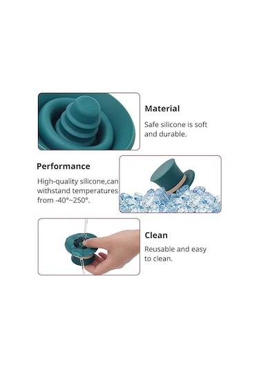 Jms Siyah Yeniden Kullanılabilir Silikon Şarap Tıpa Kapağı Fiş Şapka Şekli Vakum Mühürlü Şişe Durdurma Kapağı Ev Şarap Şişesi Tıpa Bar Araçları Siyah