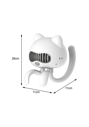 Suntek 4 Hız Arabası Fanı Bükülebilir Kordonlu Araba Pembe