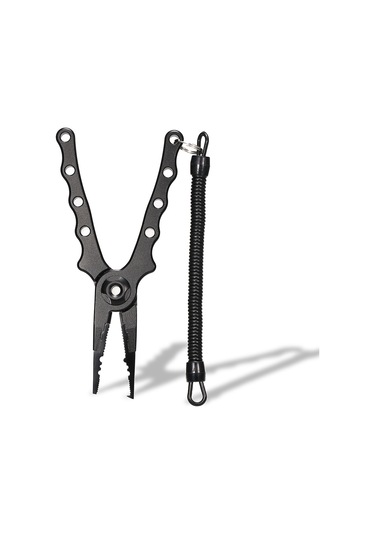 Geeksen Alüminyum Balık Tutucu Ve Çekiç Seti - Ergonomik El Kolu, Çekiç İle İğne Çıkarma, Misina Kesme, Taşınabilir Kılıf Ve Kayış