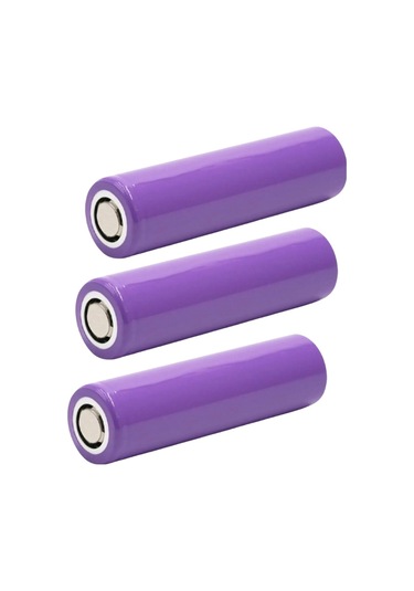 3 Adet 3.7v Şarjlı 18650 Lityum Pil 1200mah Şarj Edilebilir