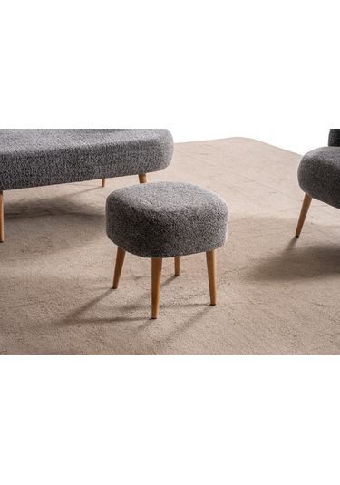 Barel Özel Tasarım Çay Seti Koltuk Takımı,berjer Ve Puf Ofis Balkon Cafe Bahçe Salon Mobilyası 3 Lü Takım Renkli Çok Renkli