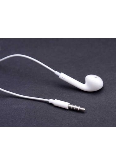Tekli Yaylı 3.5Mm Girişli Kulaklık Beyaz