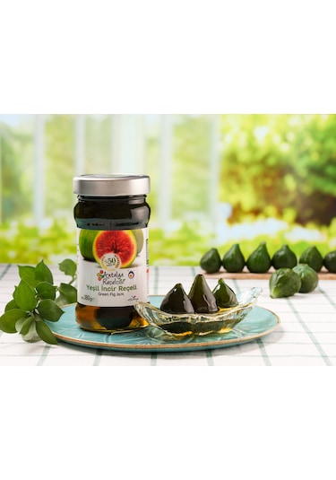 Antalya Reçelcisi Yeşil İncir Reçeli 380 G