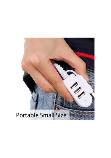 Ximistore9 Usb 3.0 Hub 3 Portlu, 0.25m Kablolu, Hızlı Veri Transferi, Isı Dağıtımı, Taşınabilir Beyaz Usb Çevirici