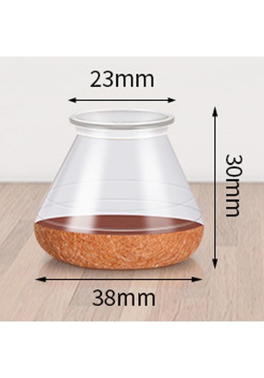 Suntek Magideal 20 Adet Sandalye Bacak Kapakları Kaymaz Çizik Yok Masa M