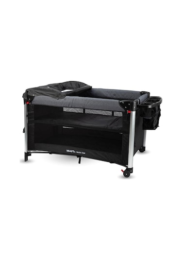 Kraft Quick Fold Anne Yanı Oyun Parkı 70x110 Cm Siyah