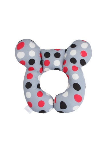 Koruyucu Seyahat Araba Koltuğu Baş Ve Boyun Yastık Yumuşak Boyun No.03 Ekru