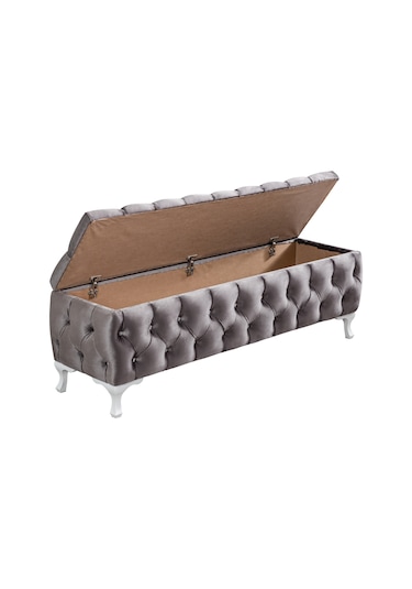 Setaymobilya Yatak Ucu Pufu, Cappy Bench, Sandıklı Ayakucu Pufu - 12 Renk