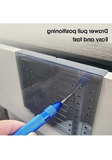 Pazly Tutarlı Kapı Delme Şablonu Seti - Hızlı İşaretleme Dolap Kurulum Aracı Diğer