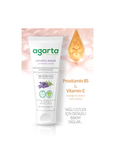 Agarta Doğal Lavanta Cilt Bakım Kremi 75 ML