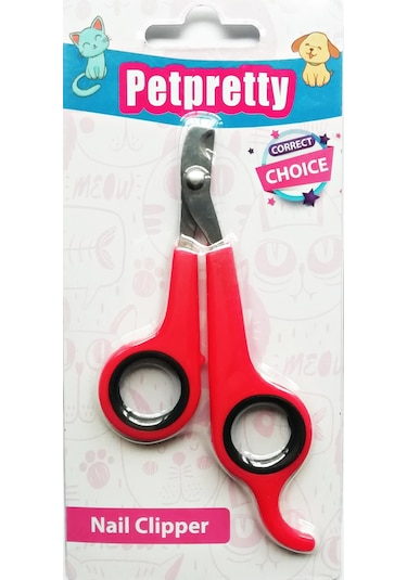 Petpretty Kedi Tırnak Makası 11 CM Kırmızı