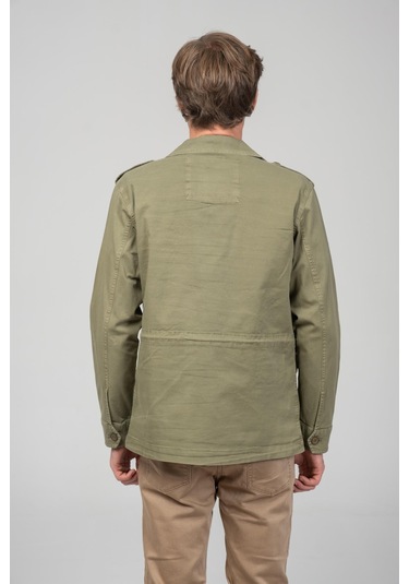 Cekmon Erkek Parça Boya %100 Pamuk Kumaşdan Spor Safari Ceket 001