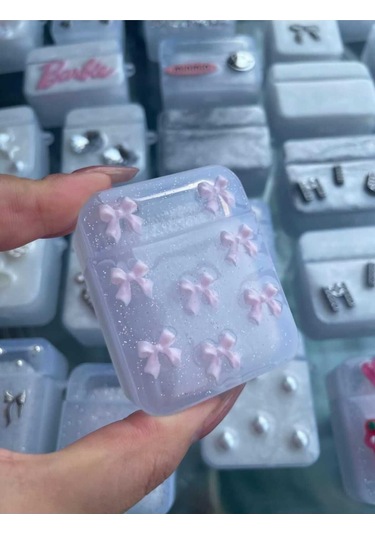 Iphone Pro/pro2 Nesil Uyumlu Koruyucu Bluetooth Kulaklık Kılıfı Fiyonklar Airpods Pro/pro2 Nesil