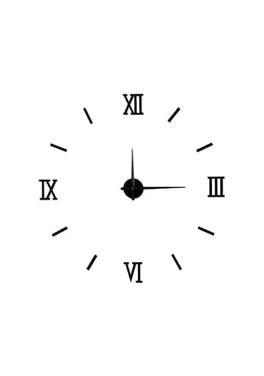 Ximistore9 Küçük Kırmızı 40cm Dıy Sessiz Duvar Saati - 3d Akrilik Dekoratif, Delme Yok Kurulum, Oturma Odası/bedroom Uyumlu