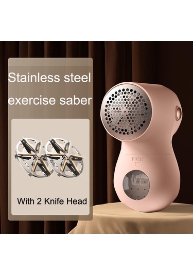 Sones Joyroom Jr-cy517 Usb Giysi Tüylenme Düzeltici Ev Tipi Saç Temizleme Makinesi, Stil: 2 Bıçak Başlığıyla Pembe