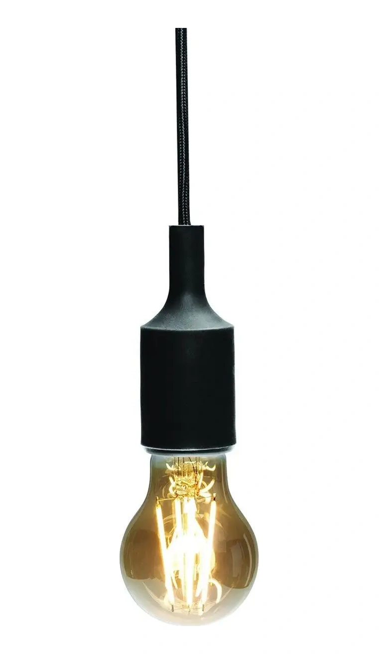 Rexant E27 Askılı Silikon Ampul, Siyah, 1 M 11664191