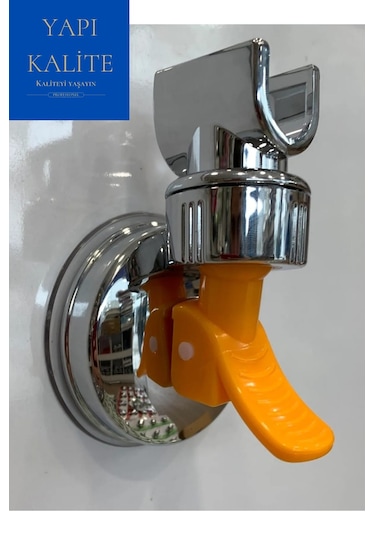 YAPI KALİTE Vakumlu Duş Askı Aparatı-vantuzlu Duş Askı Mafsalı-vi Krom