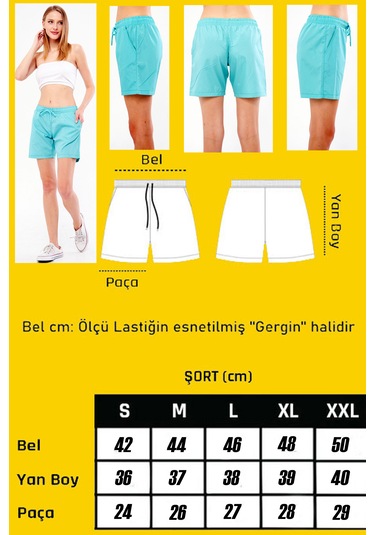 Fantasy Kadın Mint Yeşili Hızlı Kuruyan Deniz Şortu Edy6110my Mint Yeşili