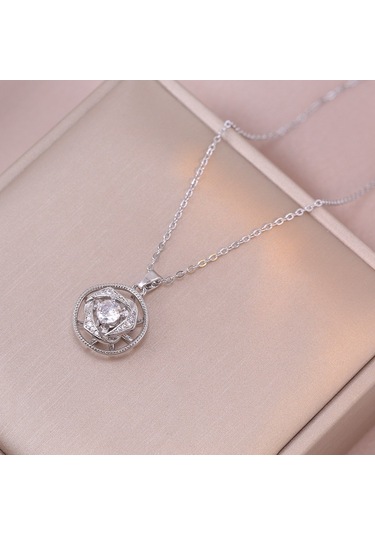 Bayan Kolye: Moda Estetiği Titanyum Çelik Kolye No.98 Çok REnkli