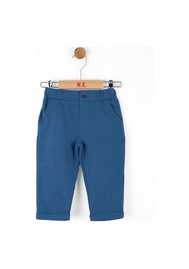 Nk Kids Erkek Bebek Pamuklu Pantolon-13970 Indigo