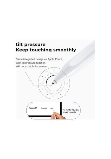 Joyroom Jr-k12 Zhen Miao Serisi Otomatik Çift Modlu Kapasitif Stylus Kalem Beyaz