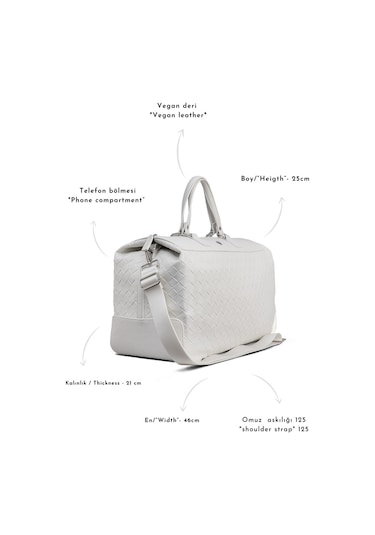 Watchofroyal Felıcıty Travel Bag White