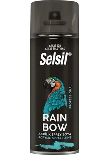 Selsil Mat Siyah Sprey Boya Tab