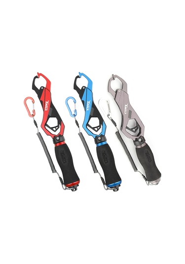 Jeemson Alüminyum Alabalık Tutucu, 26 Kg Ağırlık Ölçerli, El Yorgunluğunu Azaltan, Tek Elle Kullanıma Uygun, Mavi Renkli Balık Tutan Alet