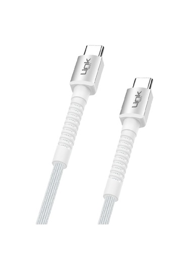 Linktech LCA-K597 Type-C - Type-C USB-C 60 W Hızlı Data ve Şarj Kablosu 3 M