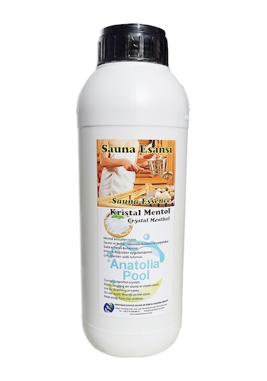 Sauna Esansı Kristal Mentol 600 Gr Anatolıa Pool Sauna Essence