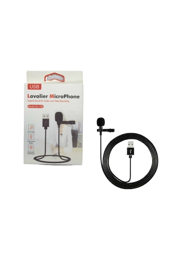 Lavalier Usb Type A Yaka Mikrofonu Canlı Yayın Youtube Video 138