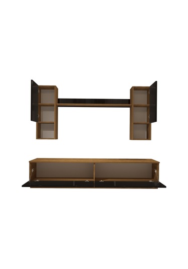 Decoraktiv Eko 5dab Mdf Std Tv Ünitesi Tv Sehpası Pera - Siyah