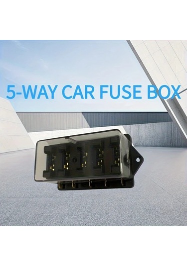 Chuangyinshop 6 Way Fuse Box 6 Yollu Araç Sigorta Kutusu Tutucu