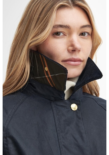 Barbour Long Beadnell Yağlı Ceket Ny92 Navy Lacivert