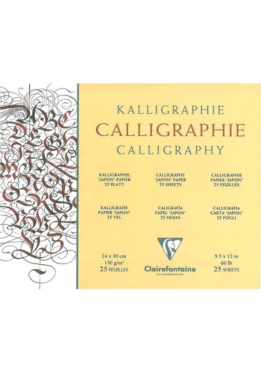Clairefontaine Kaligrafi Defteri 130Gr 24X30Cm 25 Yaprak