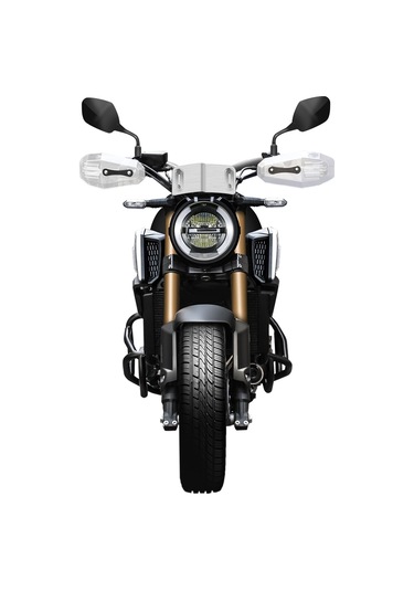 Hp-df018 Honda Cb650r İçin Motosiklet Alüminyum Alaşımlı Ön Cam Galvanik Beyaz Beyaz